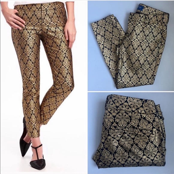 Old Navy Pants - Old Navy Gold Foil Pixie Pants